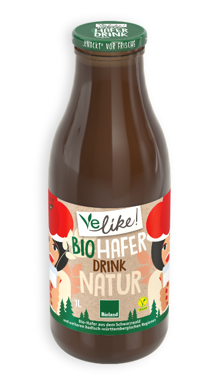 Frischer Bio Haferdrink Natur